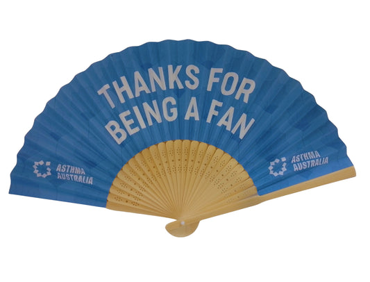 Thanks for being a fan - Folding fan