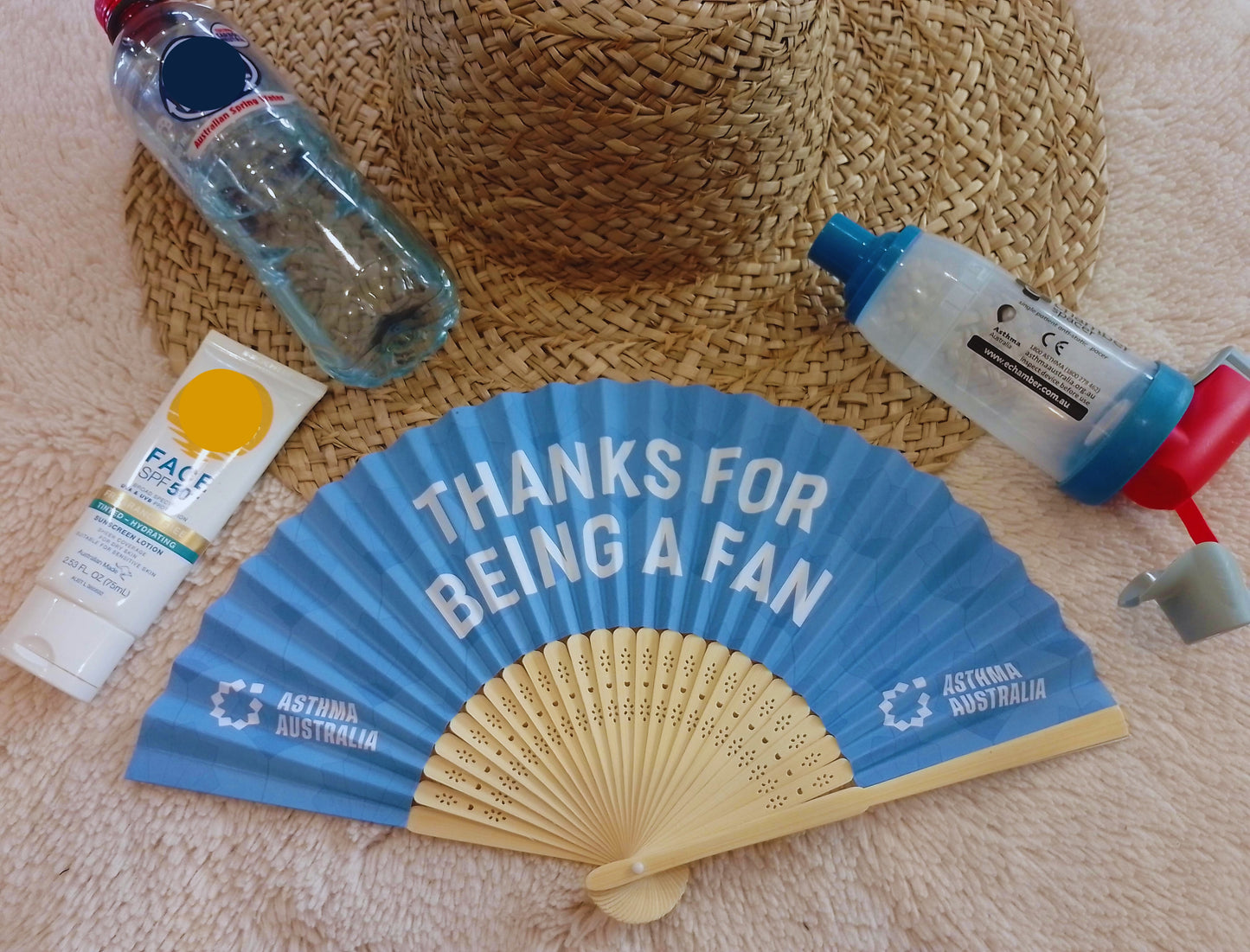 Thanks for being a fan - Folding fan