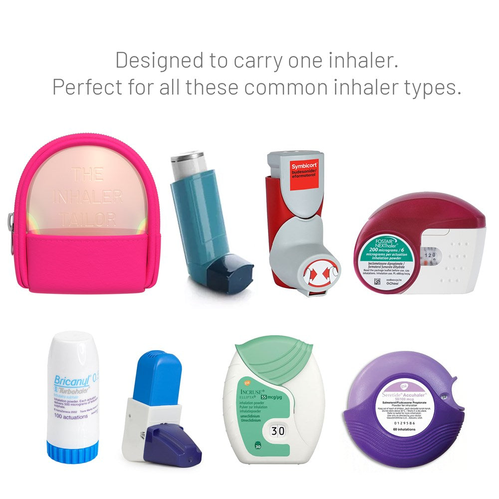 Inhaler Tailor Covers - Inhaler Pouch - HOT PINK