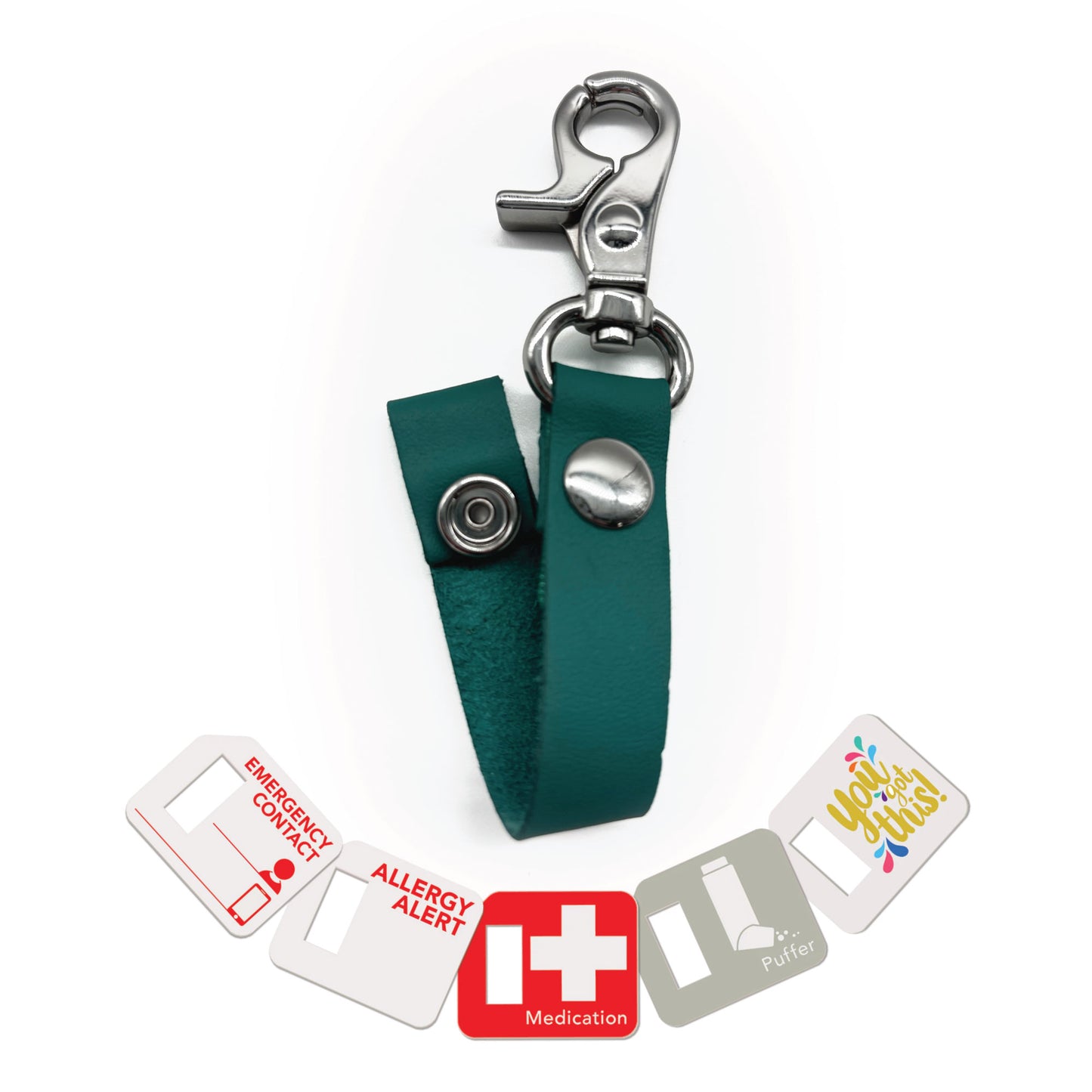 Turquoise Bag strap + 3 Tag Bundle